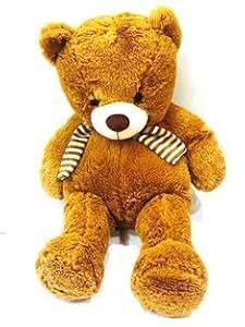 Buy Dimpy Stuff Bear with Muffler (Golden) Online at Low Prices in ...