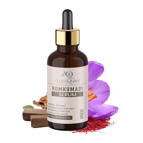AuraQuint Kumkumadi Ayurvedic Face Serum For Men Women | For Brighter ...