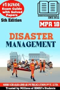 IGNOU MPA 18 Help Book Disaster Management (5th Edition) (IGNOU Study ...