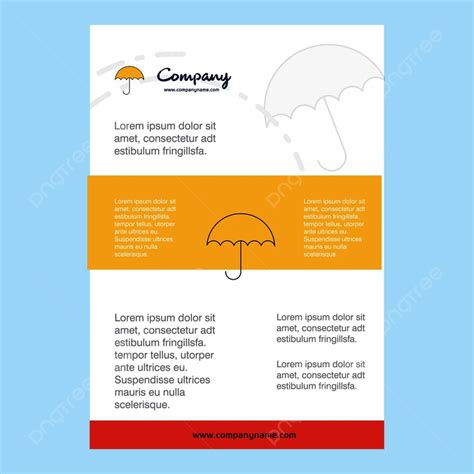 Umbrella Branding Template at Kayla Olney blog