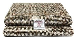Buy Traditional Harris Tweed Cloth with Authenticity Labels (Brown, 25 ...