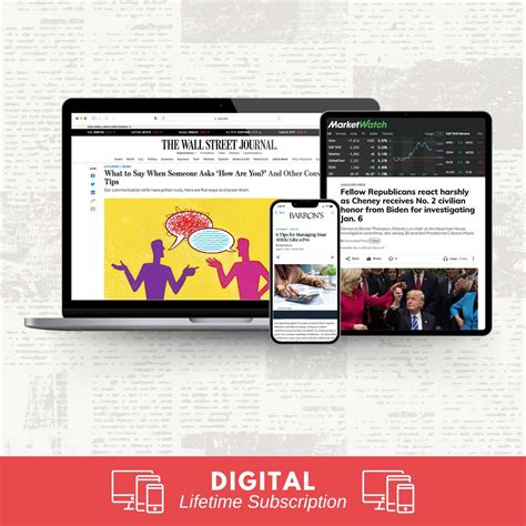 Wall Street Journal (Digital Lifetime Subscription) - 10 Year Service ...