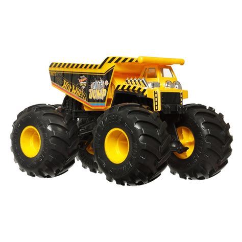 Buy Hot Wheels 1:24 Scale Oversized Monster Truck Gotta Dump Die-Cast ...