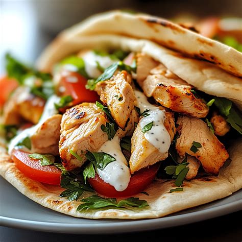 Chicken Pitas