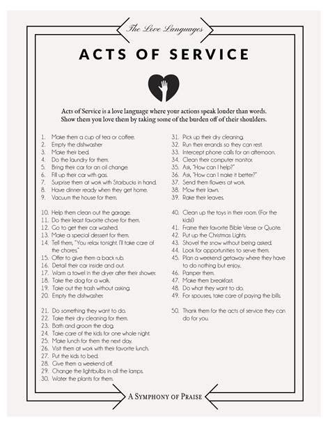 What Is the Love Language of Acts of Service? – The Sisterhood Hub