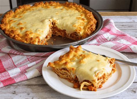 Spaghetti Pie Recipe - Easy, Cheesy Baked Pasta Casserole the Whole ...