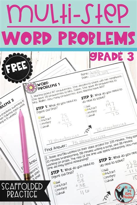 Image result for How to Solve Multi-Step Word Problems 3rd Grade