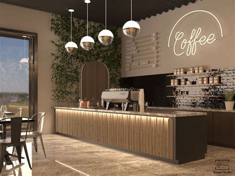 Coffee Shop on Behance | Coffee shop interior design, Coffee shops ...