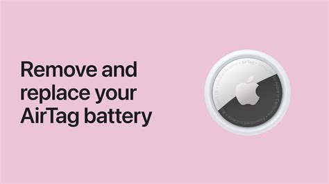 How to remove and replace the battery in your AirTag - Apple Support