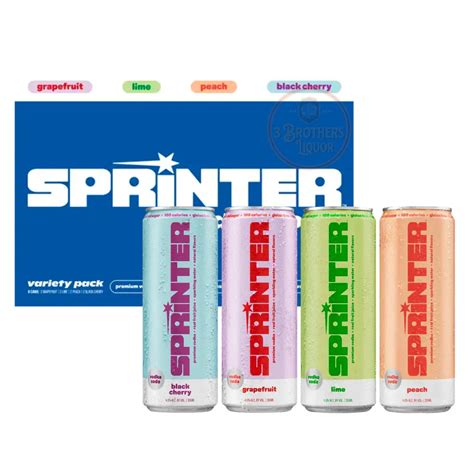 Sprinter Vodka Soda Variety 355mL 8 Pack – Wine & Liquor Mart
