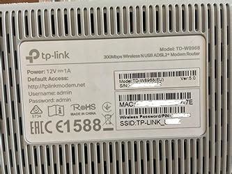 TP-Link TD-W8968 N300 Wireless ADSL2+ Router (White) - Buy TP-Link TD ...