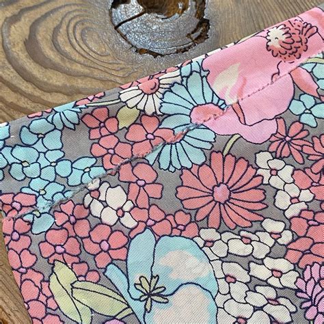 70s pink and sax blue flower printed long sleeve shirt | LEMON