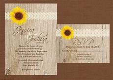 Sunflower Wedding Invitations by Rustic Wedding Invitation Sunflower Wedding Invitation Lace Sunflower Wedding Invitations