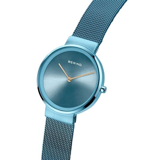 14531-388 Bering | Round Sky Blue Dial Classic Watch (Women) – Sai ...