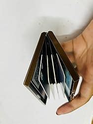 Stealodeal Rose Gold RFID Credit 6 Slot Card Holder for Men & Women ...