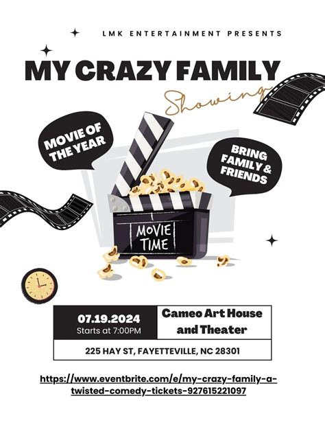 My Crazy Family - A Twisted Comedy, Cameo Art House Theatre ...