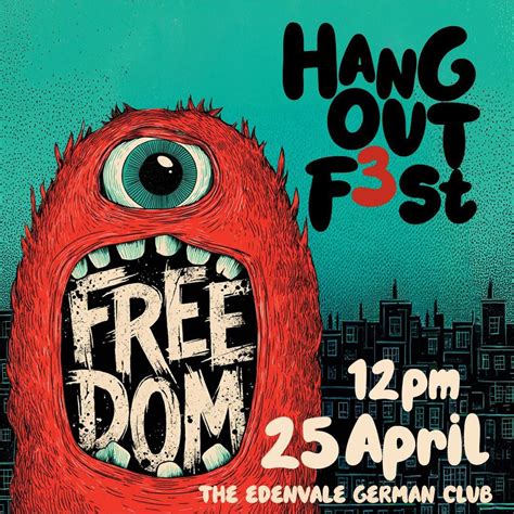 THE HANGOUT F3ST 3, German Club, Edenvale, 25 April 2026 | AllEvents