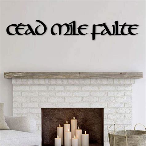 Cead Mile Failte Wall Art | Celtic & Irish Decor | Made In The USA | K ...