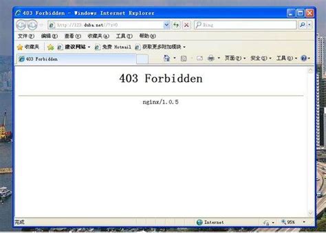 打开网页出现403 forbidden错误的原因及怎么解决的方法-大兵SEO博客