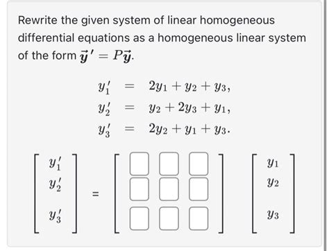Image result for Homogeneous Linear System
