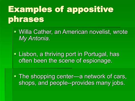 Appositive Examples With Types – JCDAT