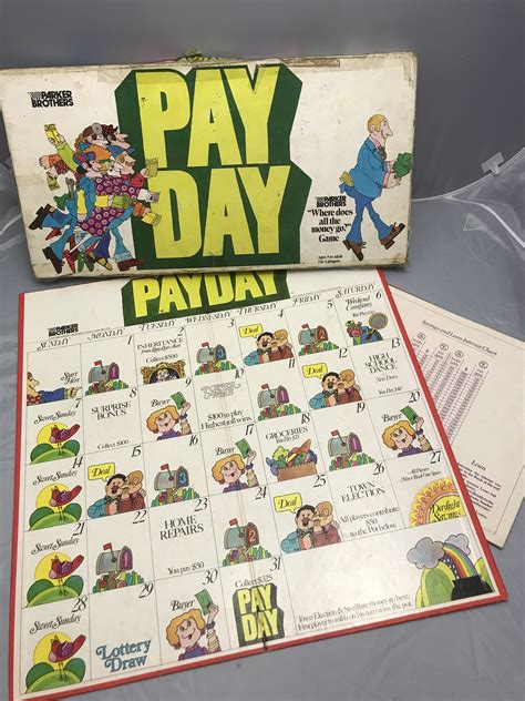 Parker Brothers Pay Day Board Game (1975) - Vintage Keepsakes