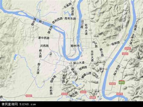 柳州地图-