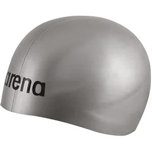 Buy Arena 91656 3D Swimming Cap, Large (Silver) Online at Low Prices in ...