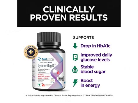 Buy NatXtra Gymne-Mag D Blood Sugar Control Nutraceutical Capsule ...