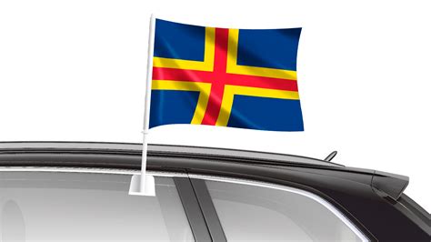 Aland Islands Car Flag - Hampshire Flag Company