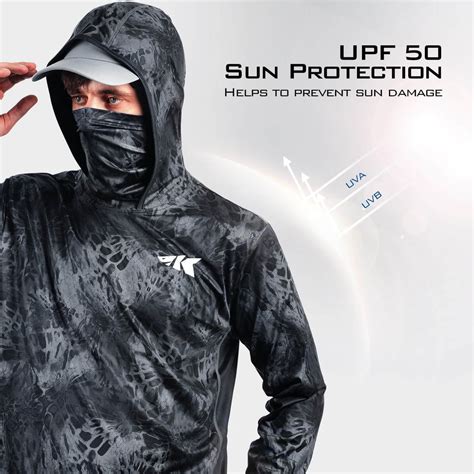 KastKing Men's Long Sleeve Fishing Shirt (With Neck Gaiter)