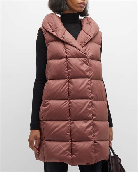 Amiri Leather Shrunken Puffer Vest | Neiman Marcus