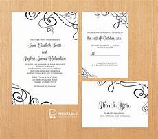 Wedding Invitation Set Templates by 22 Free Printable Wedding Invitations Wedding Invitation Set Templates