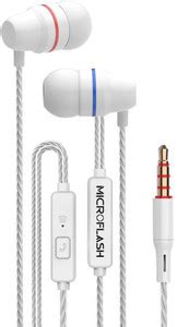 Microflash Clear Hi-Fi Sound, Deep Bass, Headphones, Earphones Wired ...