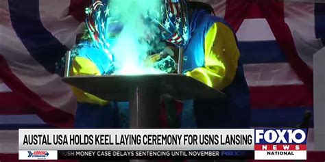 Austal USA honors last ship of its kind at keel laying ceremony