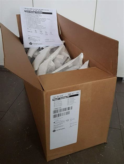 BD Carefusion PleurX Drainage Kit w/ 1000ml Vacuum Bottle, 10/cs 50 ...