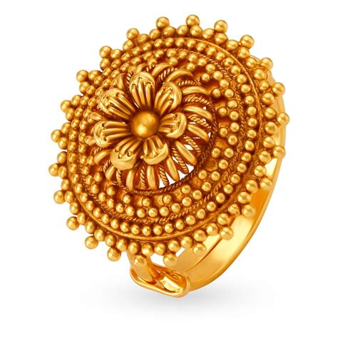 Antique Floral Gold Ring