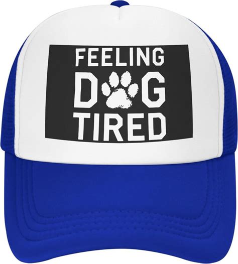 Adjustable Baseball Cap Feeling Dog Tired Funny Hat Men Women - Walmart.com