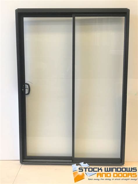Aluminium Sliding Door 2100h x 1450w - Stock Windows And Doors