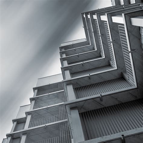 Download wallpaper 3415x3415 building, architecture, edges, bottom view ...