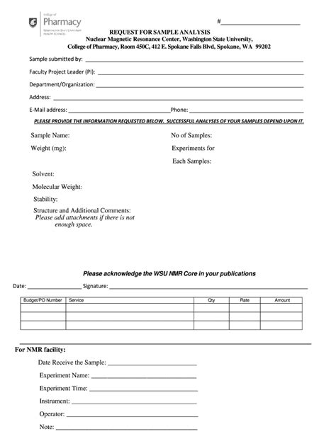 Fillable Online pharmacy wsu Please acknowledge the WSU NMR Core in ...
