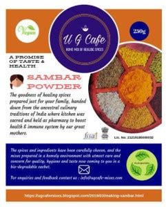 Ug cafe sambar powder Price in India - Buy Ug cafe sambar powder online ...