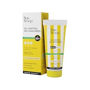 Sunscoop Oil-Control Gel Sunscreen | SPF 50+, PA++++ | Mineral Oil ...