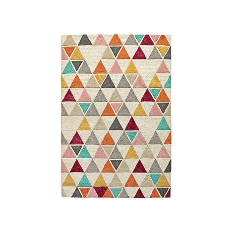 152x244cm Triangle Rug | Crate and Barrel UAE