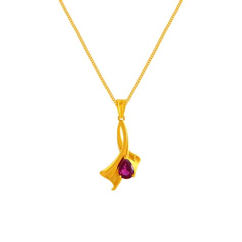 Buy 14k Gold Pendant Online In India -?PC Chandra – P.C. Chandra Jewellers