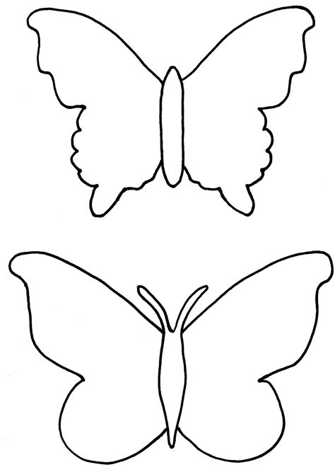 Butterfly Template To Cut Out