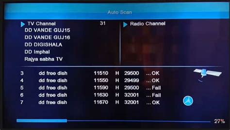 How to fill new frequency in MPEG-4 FTA set-top box of Free Dish – Freedish