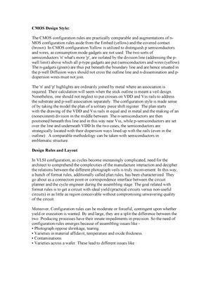 VLSI Notes - Vlsi Design - Studocu