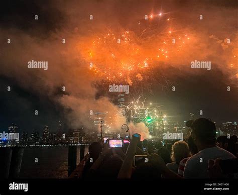 The Macys fireworks of the 4th of July (2024) view from the Exchange ...
