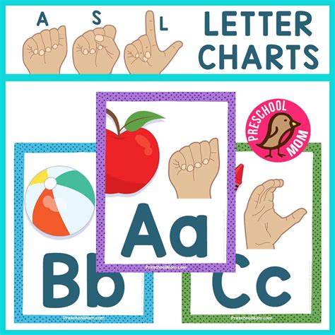 ASL Alphabet Free Printable | Printable Alphabet Letters